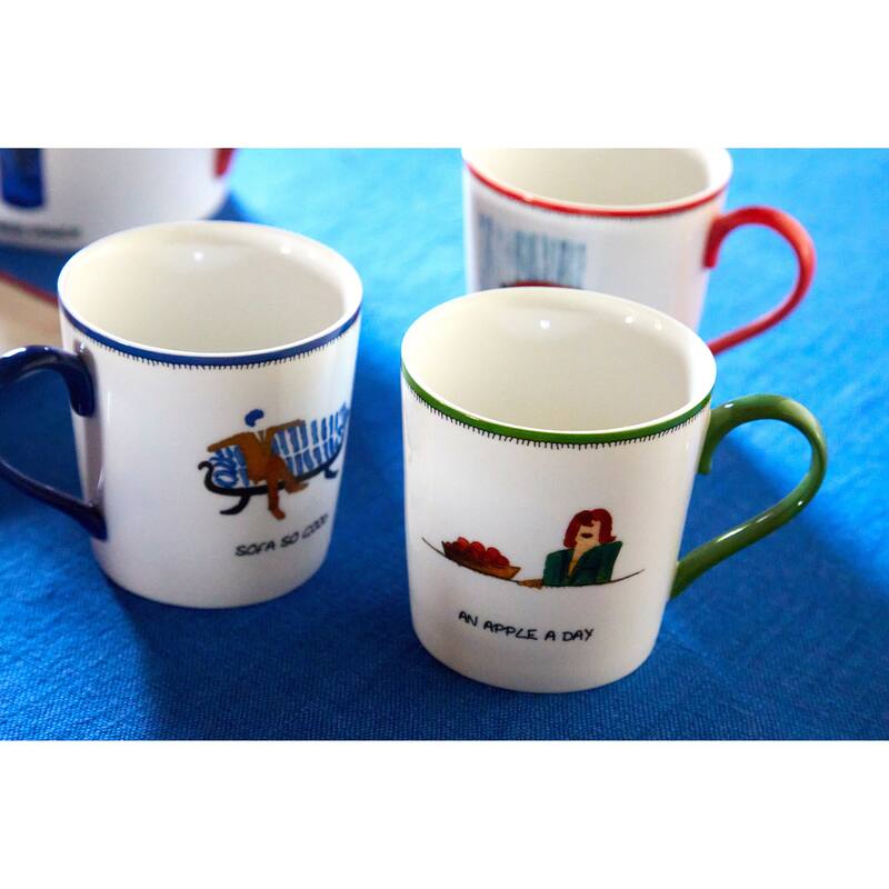 Kit Kemp for Spode Doodles Sofa So Good Mug