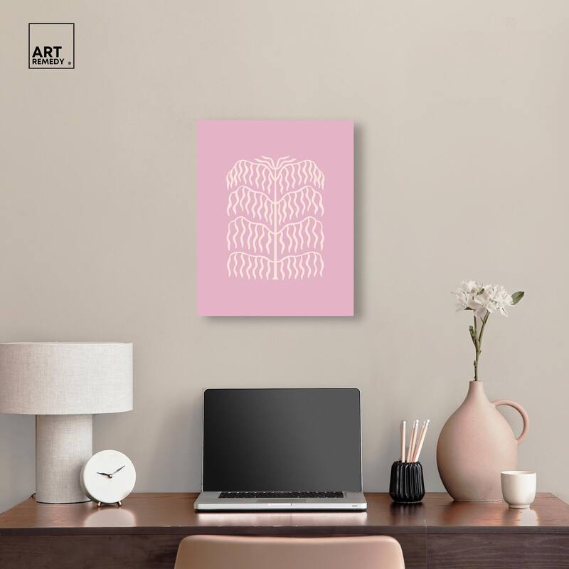 Lavender Mauve Canvas by Art Remedy, Gallery Wrapped
