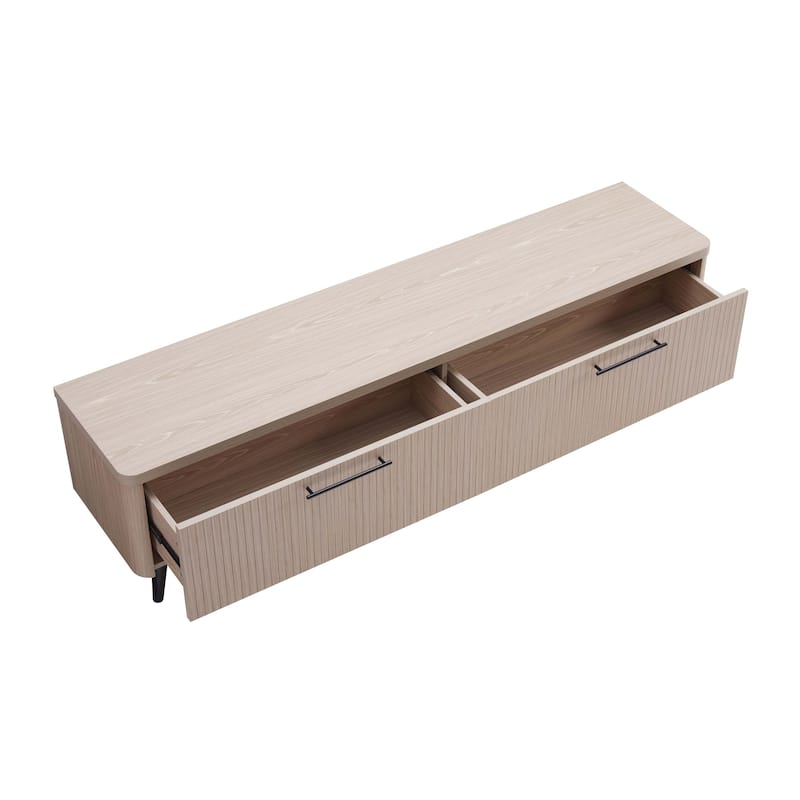 Manhattan Comfort Mid Century Modern Jodie 68.9 Inch TV Stand