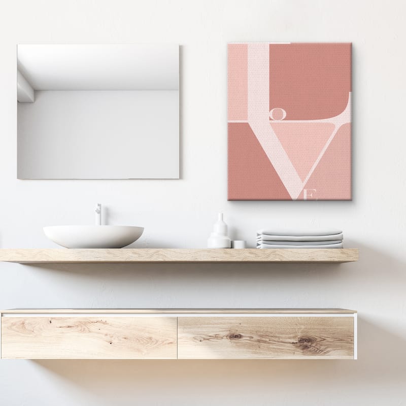 Love by TypeLike Canvas Art Print