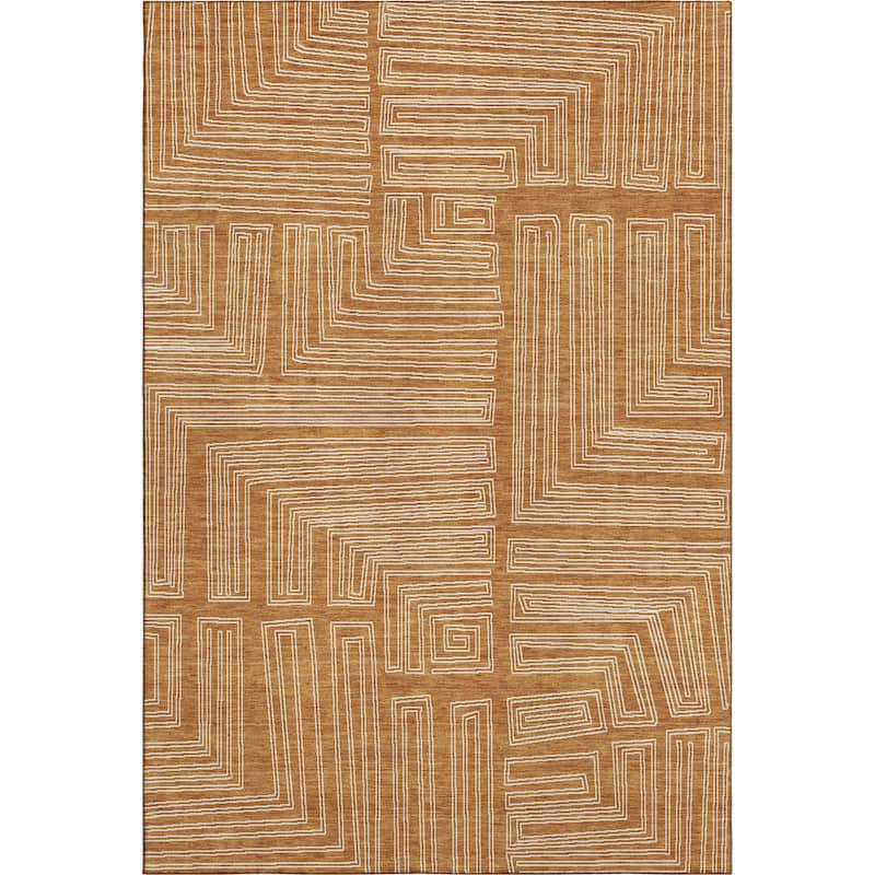 Premium Washable Super Soft Mid Century Modern Mayfield Rug