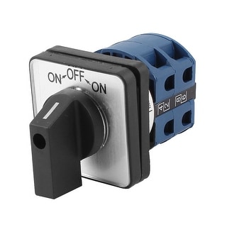 ON/OFF/ON 3-Positions Changeover Rotary Cam Switch AC 660V 25A Amp ...