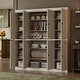 preview thumbnail 19 of 57, Palace Imports 65" 100% Solid Wood Shaker Pantry Cabinet
