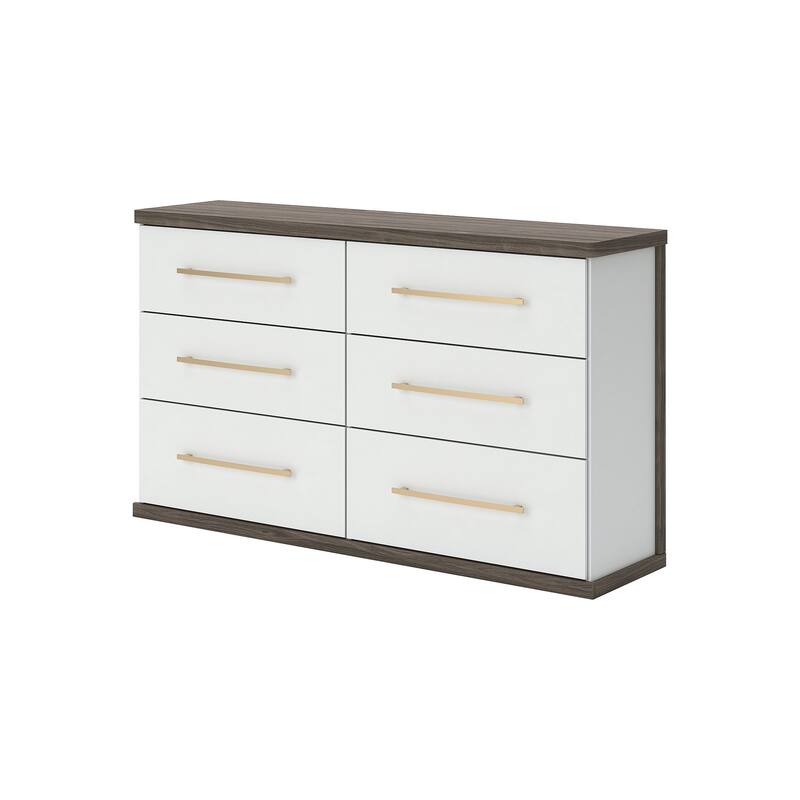 Signature Design by Ashley Nendalane Brown/White Dresser