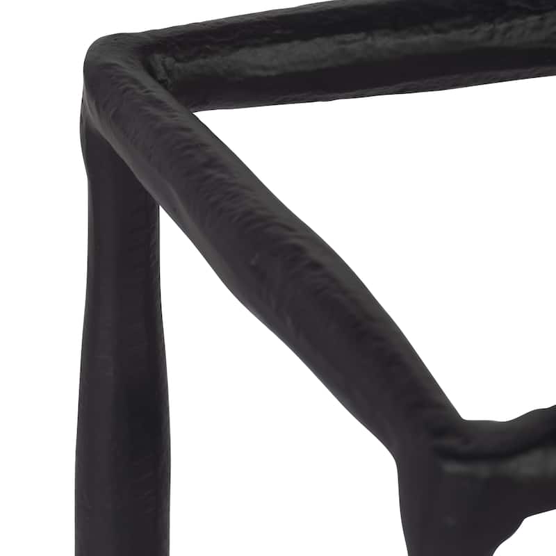 Sagebrook Home Metal, Open Square Hurricane Candle Holder - 8" x 8" x 16"