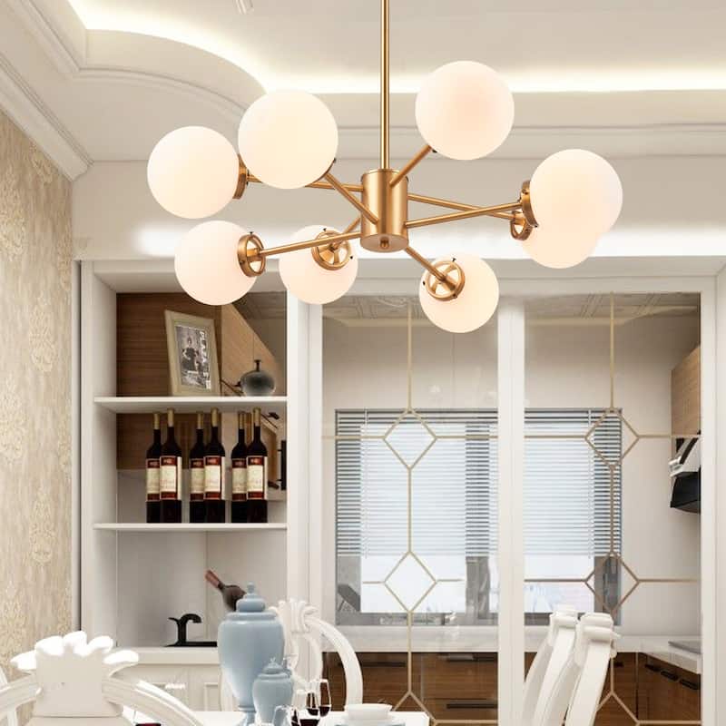 CO-Z Modern Linear Sputnik Pendant Chandelier (6/8/12 - Light)