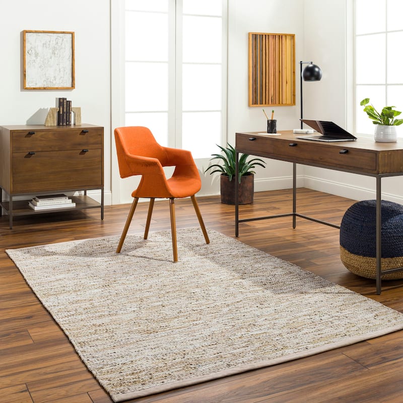 Mendoza Modern Stripe Area Rug - Taupe - 2' x 3'
