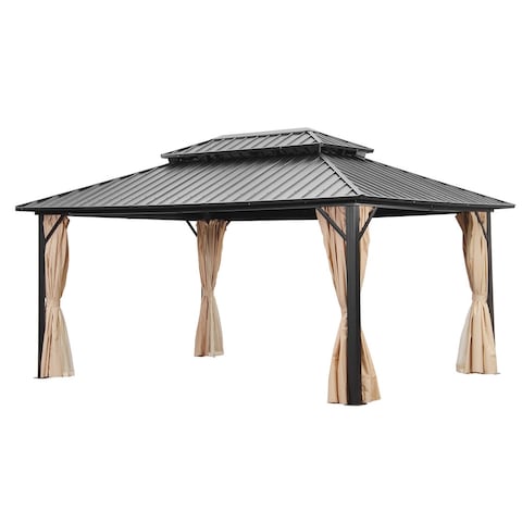 Zenova 12 X 16 Ft Replacement Gazebo Cloth Privacy Curtains