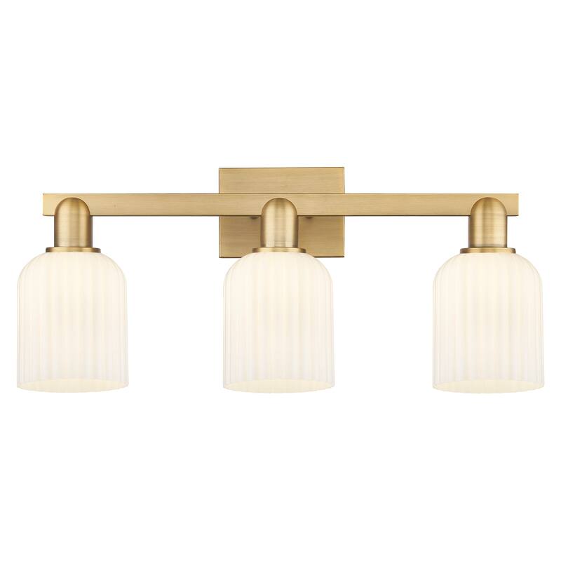 Innovations Lighting 716-3W-G559-5GWH Bridal Veil 3 Light 24" Wide - Brushed Brass
