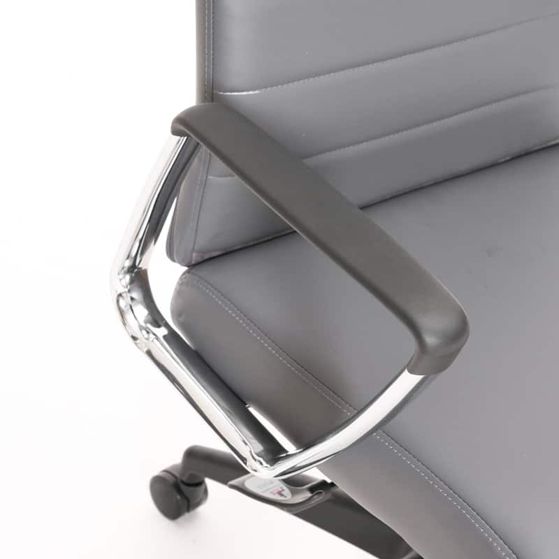 Hilton Modern High Back Ergonomic Leather Office Chair with Adjustable Height, Swivel, and Tilt for Conference or Executive Desk