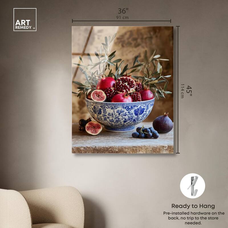 Grape Gathering Acrylic by Art Remedy, Ready to Hang