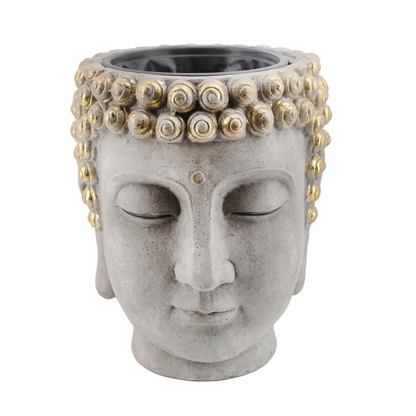 large resin buddha head