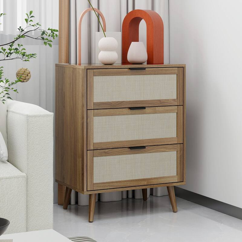 3-Drawer Cabinet for Bedroom, Living Room, and Study
