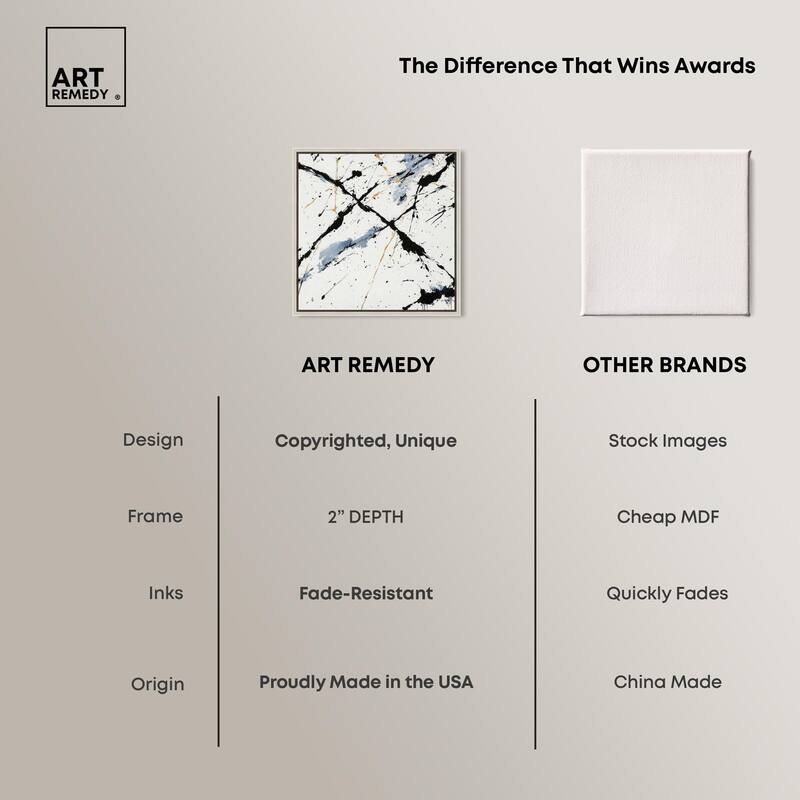 Splintered Impact II Canvas by Art Remedy