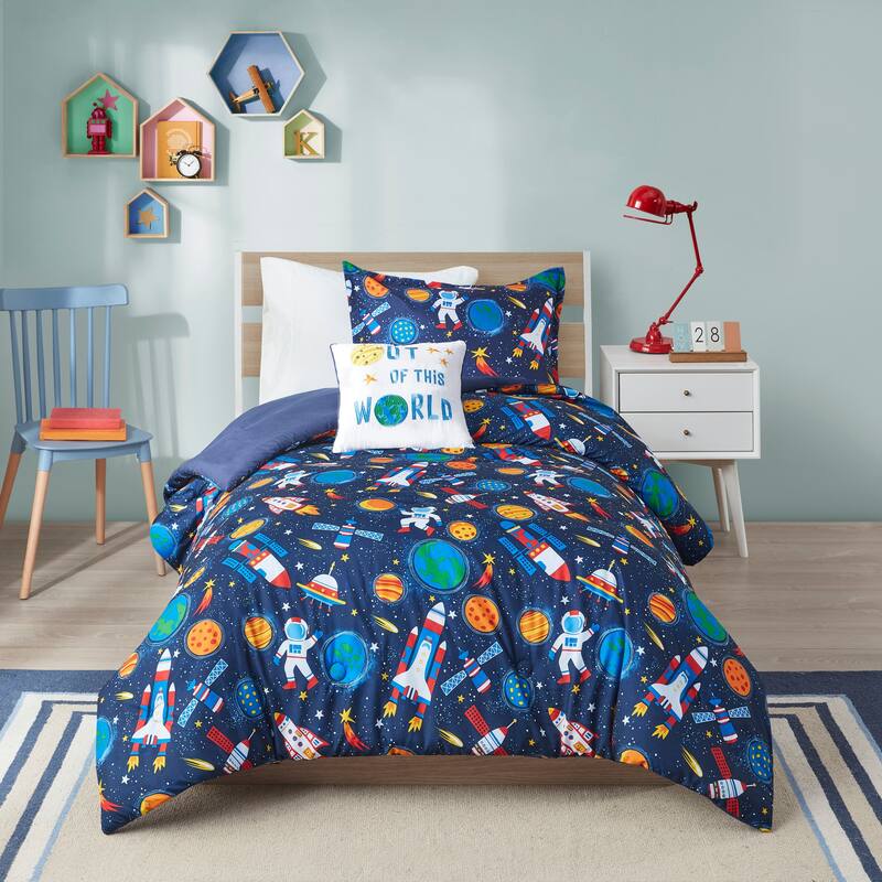 Conner Outer Space Comforter Set by Intelligent Design Kids - Full - Queen