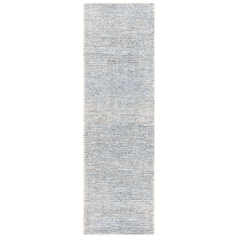 SAFAVIEH Handmade Abstract Rumena Contemporary Rug - 2'3" x 8' Runner - Blue/Black