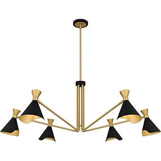 Arden 6-Light Matte Black Chandelier