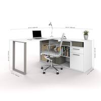 Buy White L Shaped Desks Online At Overstock Our Best Home Office Furniture Deals