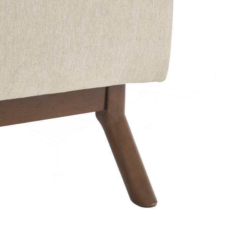Versatile Mid-century Modern Storage Ottoman for Various Rooms and Purposes
