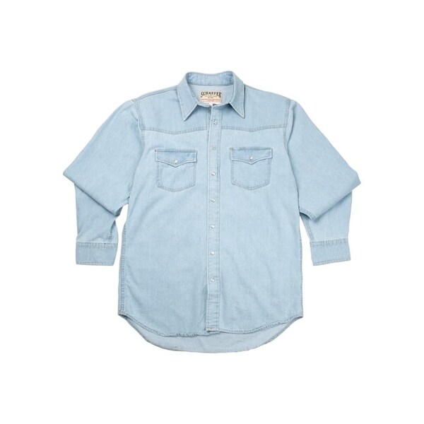 Schaefer Western Shirt Mens Classic Abilene Twill Rugged Country ...