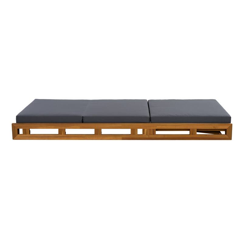 Outdoor Patio Chaise Lounge Chairs Adjustable Backrest Lounge Chairs with Water-repellent Cushions for Poolside Balcony Garden