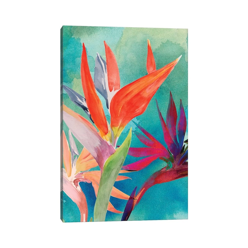 iCanvas "Vivid Birds of Paradise I" by Jennifer Paxton Parker Canvas Print