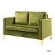 preview thumbnail 5 of 71, Clos 51'' Modern Upholstered Sofa with Golden Legs by HULALA HOME