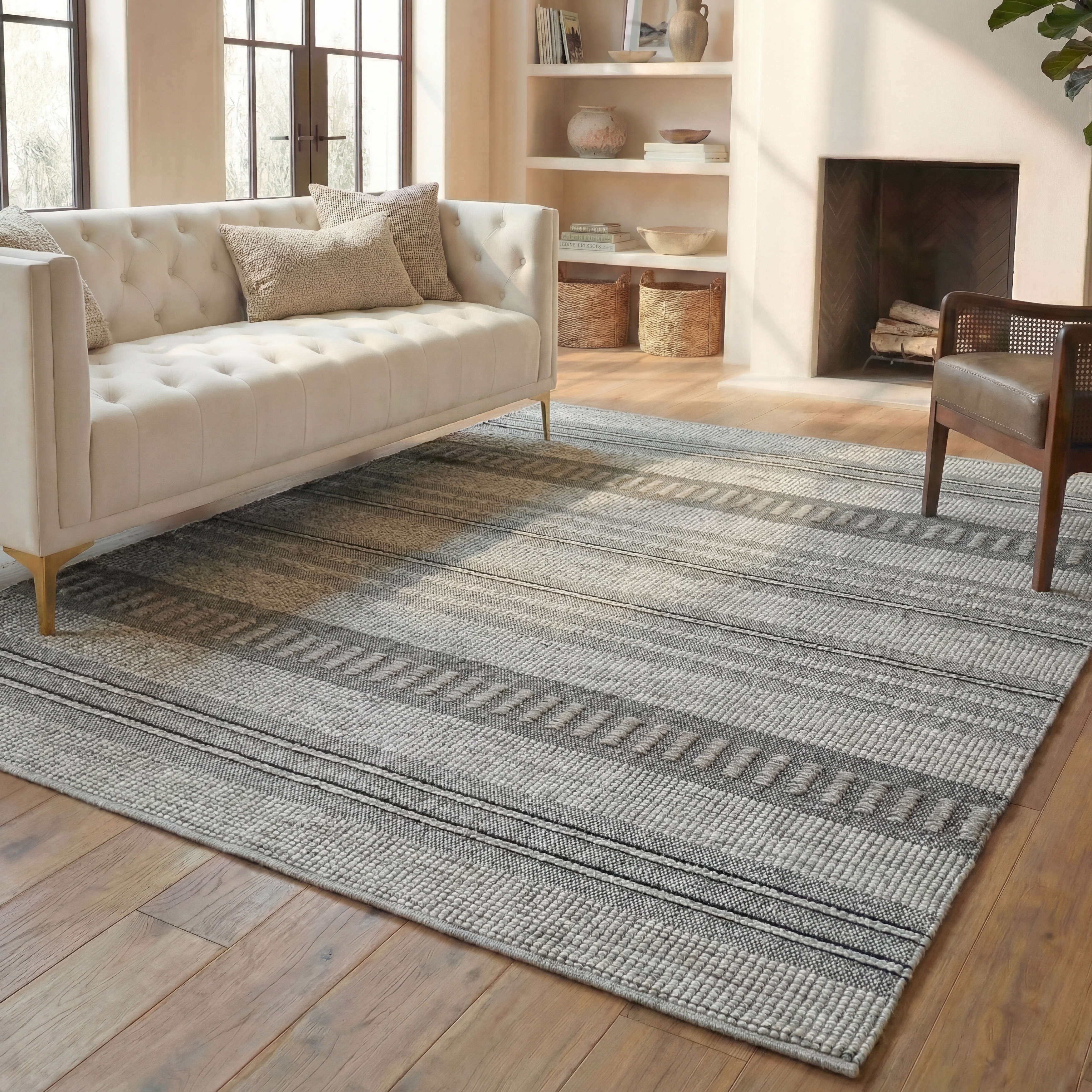SAFAVIEH Handmade Natura Crispina Wool Rug
