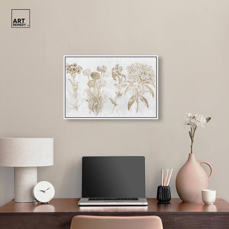 Floral Selection Quad Canvas by Art Remedy