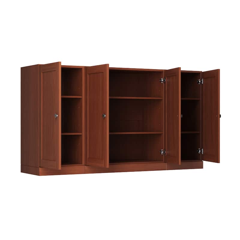 Palace Imports 100% Solid Wood 65" Sideboard with Shaker Doors and Adjustable Shelves