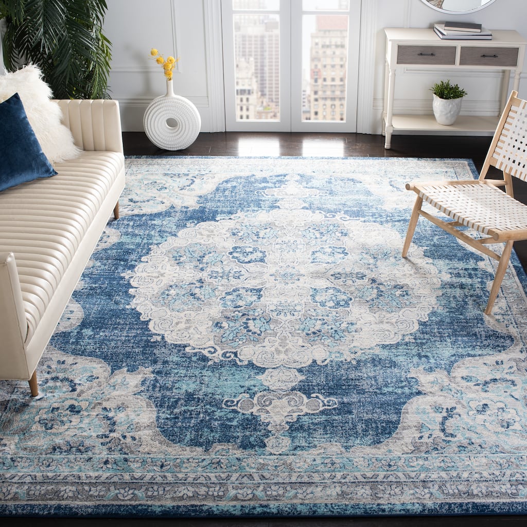 SAFAVIEH Brentwood Coralyne Traditional Oriental Rug - 9' x 12'