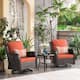 Option Red/Orange-Brown Wicker