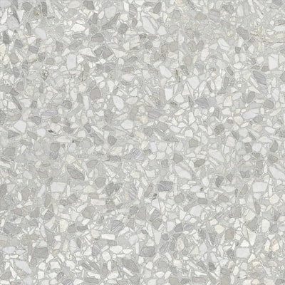 Apollo tile 36" x 36" Terra Mia Matte White with gray flecks Porcelain Tile (8.72 sq ft/case) - 1 Pack