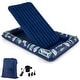 preview thumbnail 6 of 5, Kids Air Mattress Set Inflatable Toddler Travel Bed w/Electric Pump Blue