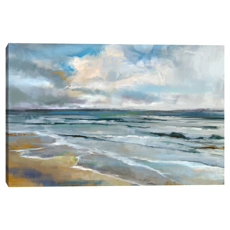 Autumn Beach by Studio Arts Canvas Art Print