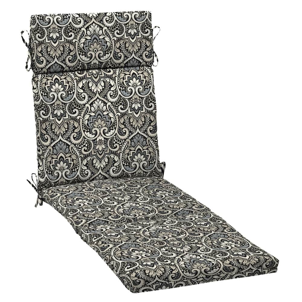 ARDEN Aurora Damask Outdoor Chaise Lounge Cushion