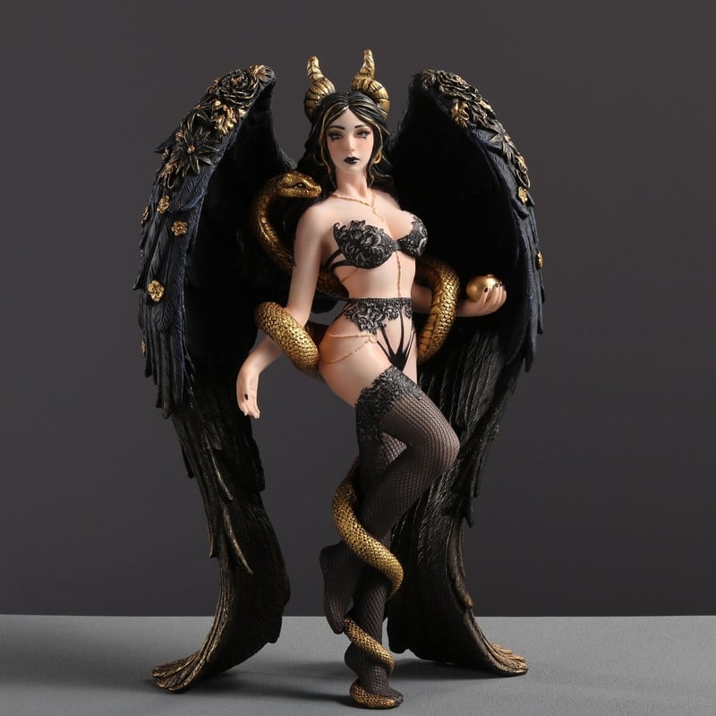 10.63 inches Height Polyresin Lilith the First Temptress Multicolor Finish Figurine