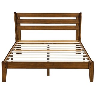 Sleeplanner Full Wood Platform Bed