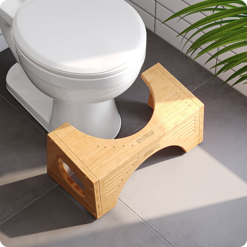 Squatty Potty The Original Toilet Stool - 7" and 9", Brown