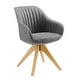 preview thumbnail 34 of 56, Art Leon Modern Wood Swivel Chair with Oak Legs