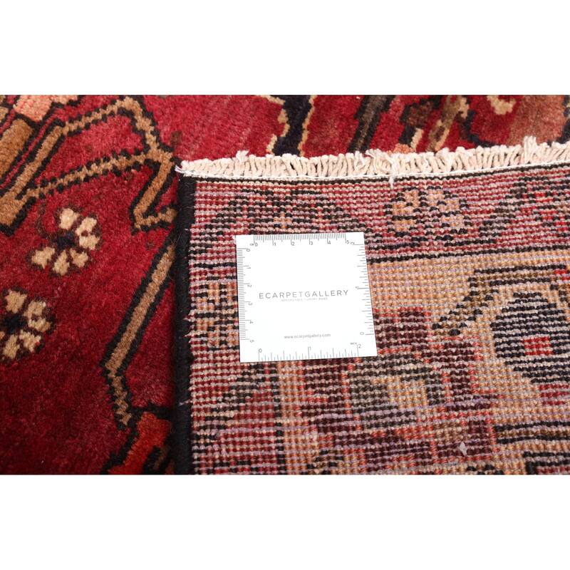 ECARPETGALLERY Hand-knotted Andelz Red Wool Rug - 4'9 x 6'2