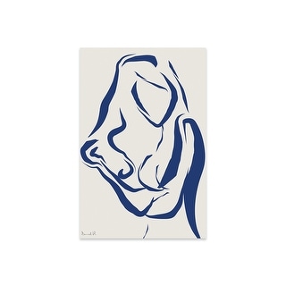 Nude Navy I Print On Acrylic Glass by Dan Hobday - Bed Bath & Beyond