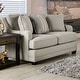 preview thumbnail 1 of 6, Ruwa Transitional Grey Fabric Upholstered Stain-Resistant Loveseat by Furniture of America