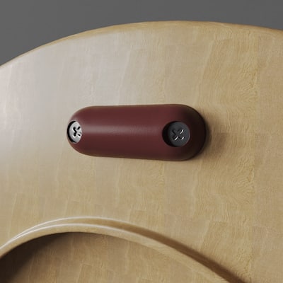 Toilet Seat Bumper, 7 Brown Silicone Toilet Seat Bumpers