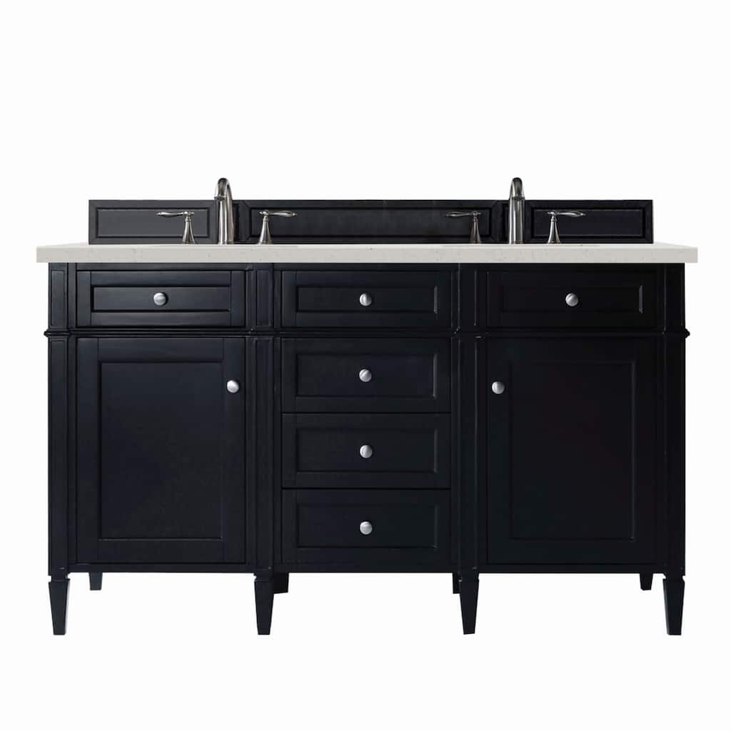 James Martin Vanities 650-V60D-3LDL Brittany 60" Double Basin Poplar