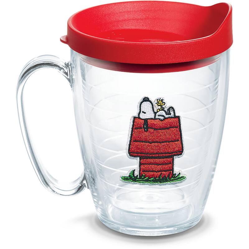 Tervis Peanuts Snoopy Woodstock Best Buddies Collection Made in USA Double Walled Insulated Travel Tumbler, House - 16oz Mug - 16oz Mug