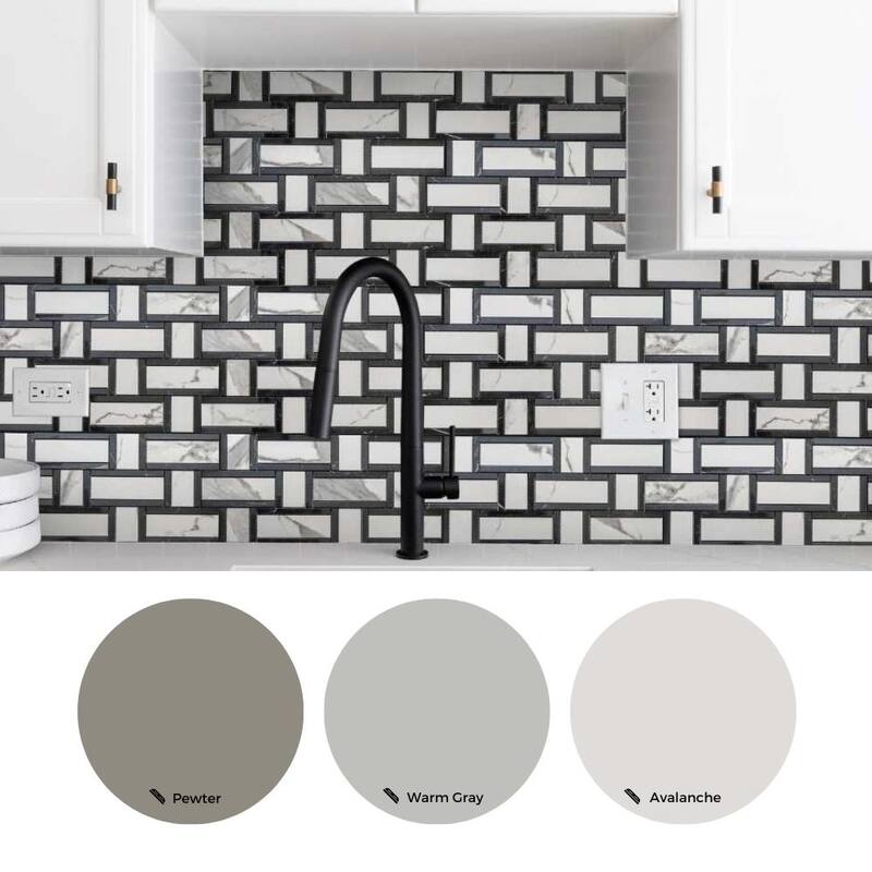 The Tile Life Stately Tre Basketweave 9.5x14 Porcelain Floor & Wall Tile