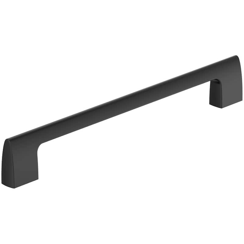 Amerock BP55489 Riva 8-13/16" Center to Center Handle Cabinet Pull - Matte Black