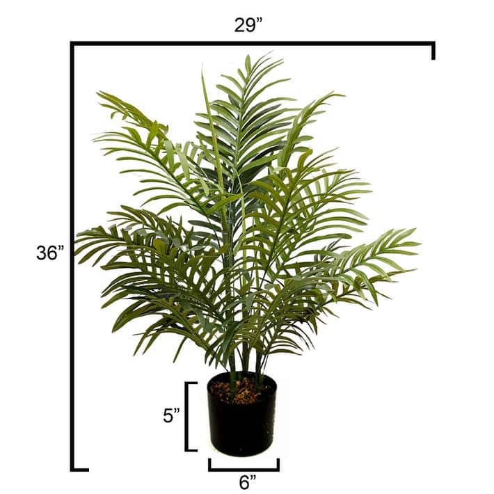 Admired by Nature 3' Artificial Paradise Palm Tree Plants (Set of 2)