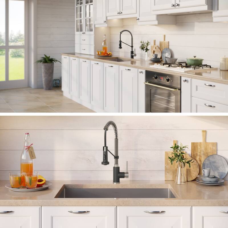 Kraus Standart PRO 30" Undermount Single Basin Stainless Steel Kitchen